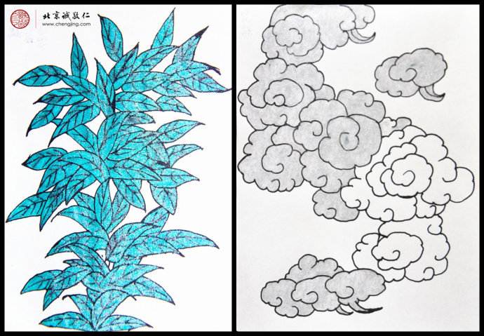 盧玉琪，17歲，硬筆國畫習作