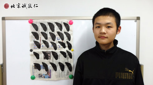 河北秦皇島的學員展示第一天習作