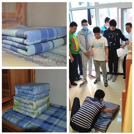 3分鐘疊出「豆腐塊」，內(nèi)務(wù)整理計(jì)時(shí)考核！ 