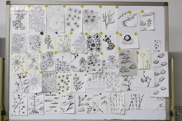 硬筆國畫公益課