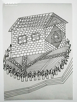 硬筆國畫公益課