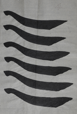 傅先生書法學(xué)習(xí)相冊:臥捺