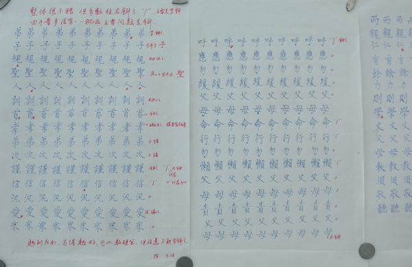 傅先生書法學(xué)習(xí)相冊:硬筆基本功