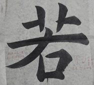 張同學(xué)書法學(xué)習(xí)相冊(cè):若